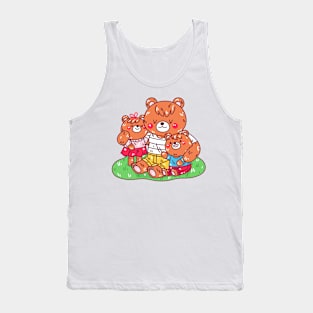 Hand Drawn Bear Motherhood Tank Top